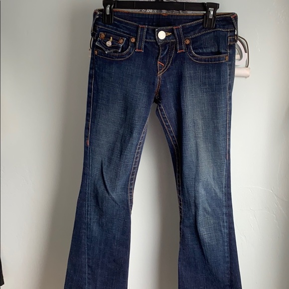 True Religion Joey Twisted Seam Flare Jeans - Picture 4 of 10